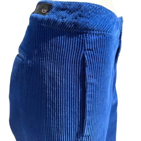 AG Jeans Tomas Corduroy Trouser Blue Size 26 NWT - Picture 5 of 8